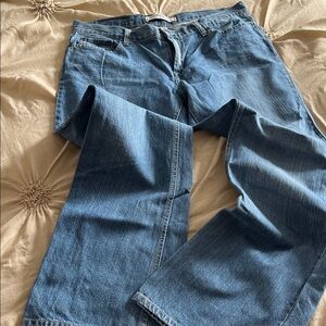 Express Relaxed Fit Blue Jeans